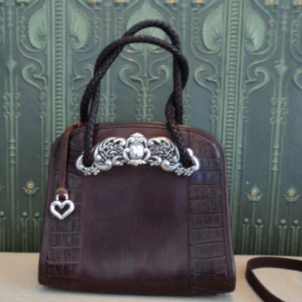 leather hand bag~ Brighton
